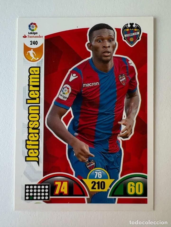 Coleccionismo deportivo: Jefferson Lerma Levante 240 Adrenalyn 2017-18