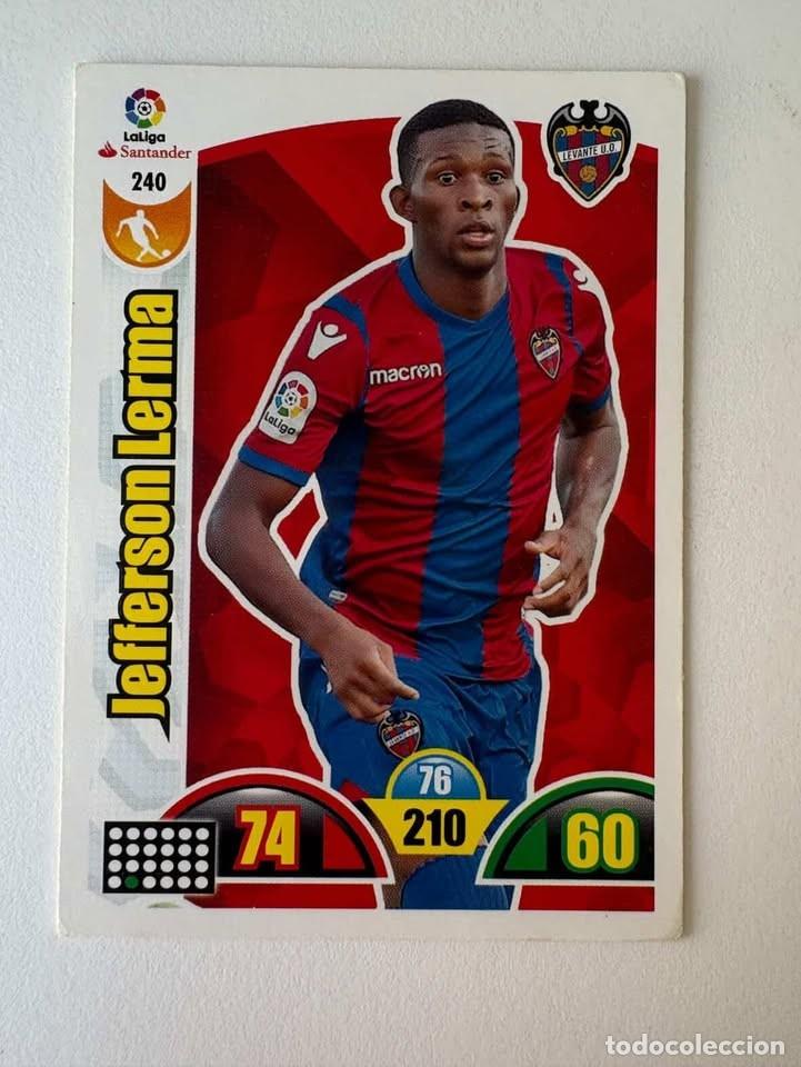 Coleccionismo deportivo: Jefferson Lerma Levante 240 Adrenalyn 2017-18