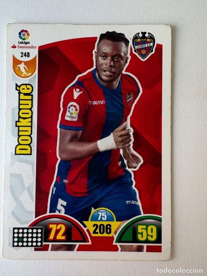 Coleccionismo deportivo: Doukour&eacute; Levante 248 Adrenalyn 2017-18