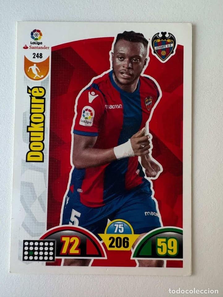 Coleccionismo deportivo: Doukour&eacute; Levante 248 Adrenalyn 2017-18