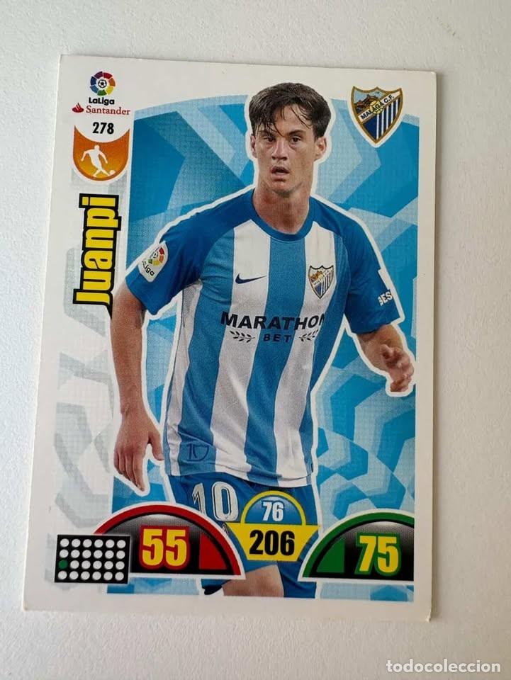 Coleccionismo deportivo: Juanpi M&aacute;laga 278 Adrenalyn 2017-18