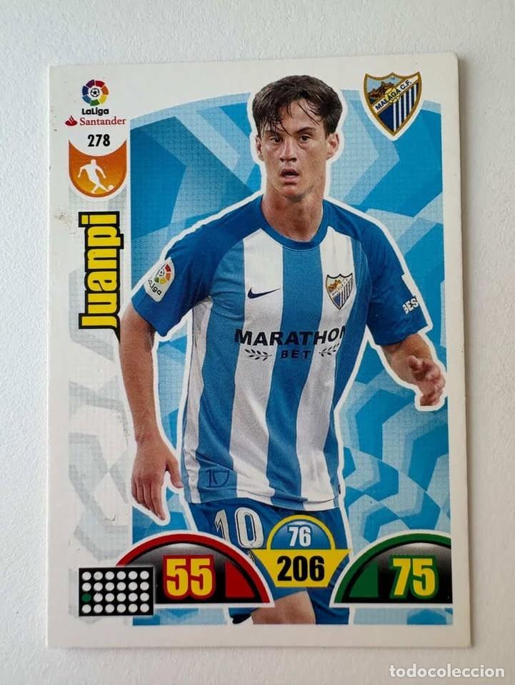 Coleccionismo deportivo: Juanpi M&aacute;laga 278 Adrenalyn 2017-18