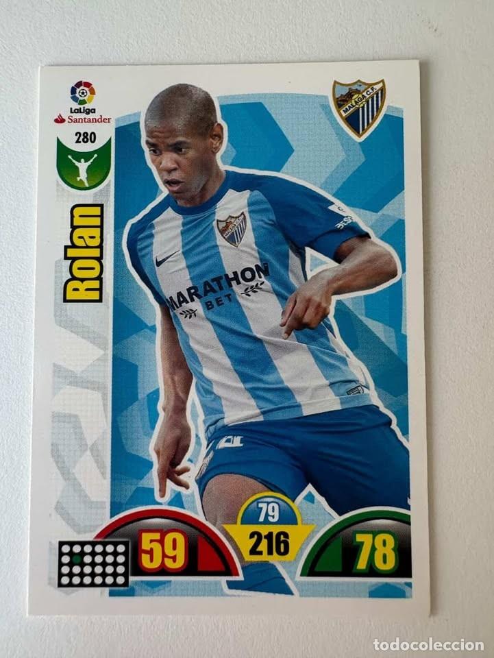 Coleccionismo deportivo: Rolan M&aacute;laga 280 Adrenalyn 2017-18