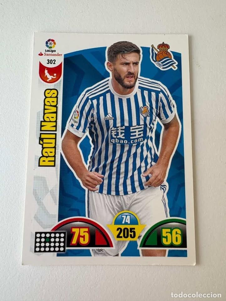 Coleccionismo deportivo: Ra&uacute;l Navas Real Sociedad 302 Adrenalyn 2017-18