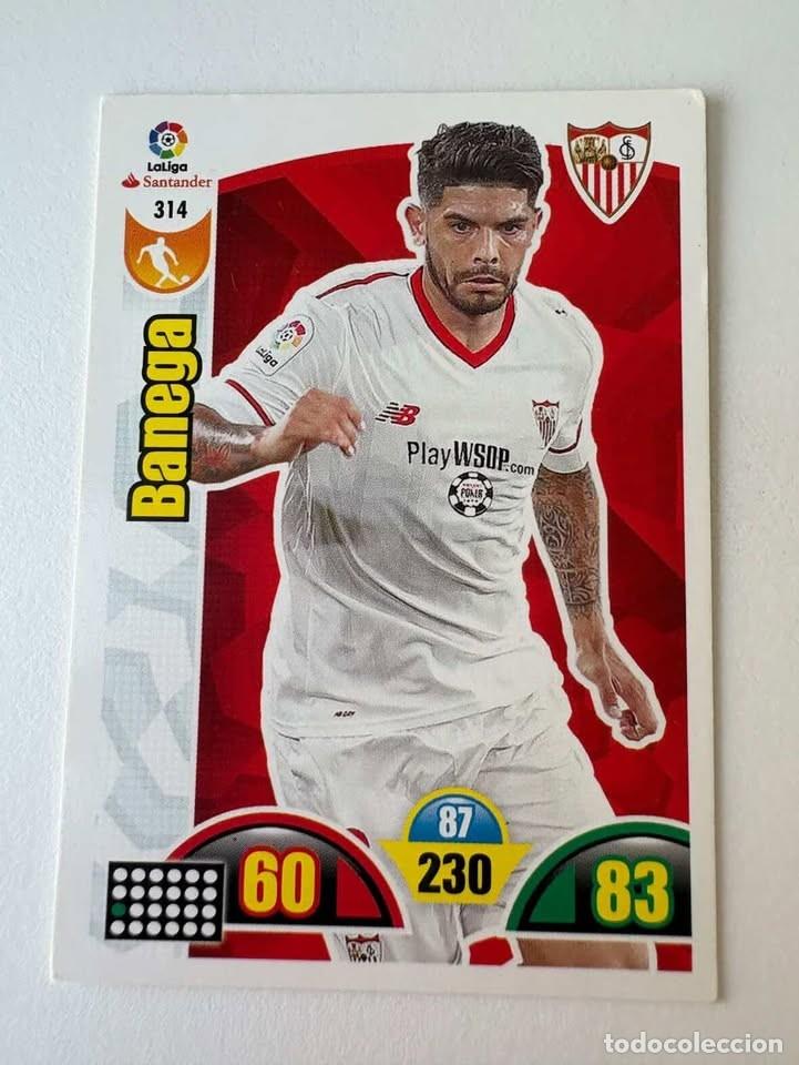 Coleccionismo deportivo: Banega Sevilla 314 Adrenalyn 2017-18