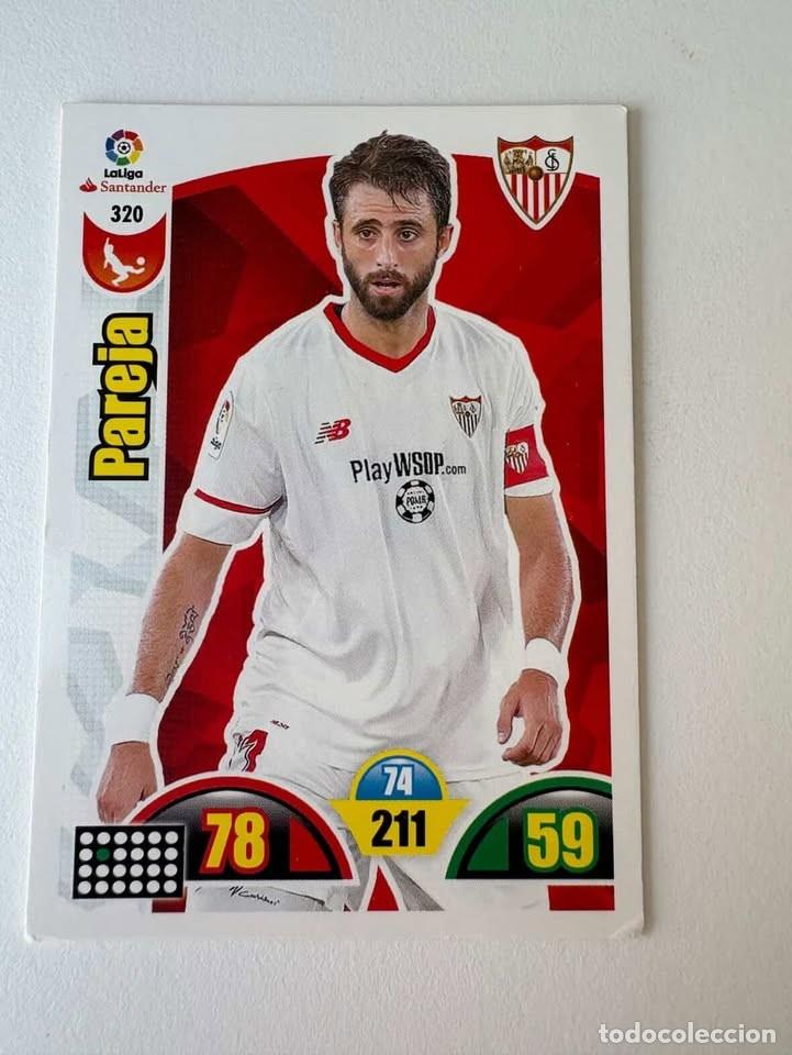 Coleccionismo deportivo: Pareja Sevilla 320 Adrenalyn 2017-18
