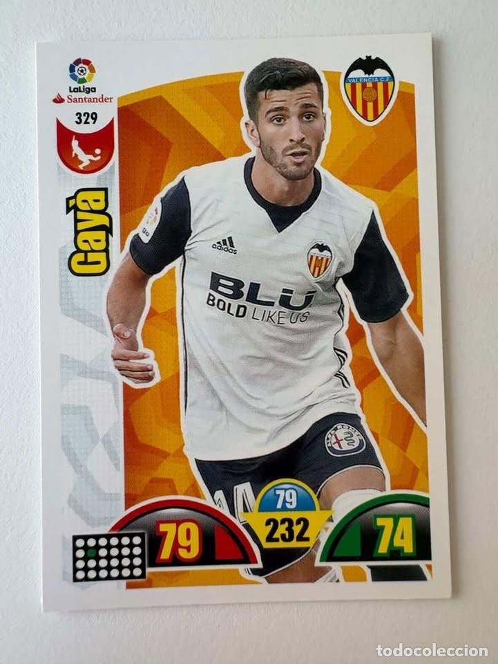 Coleccionismo deportivo: Gay&agrave; Valencia 329 Adrenalyn 2017-18