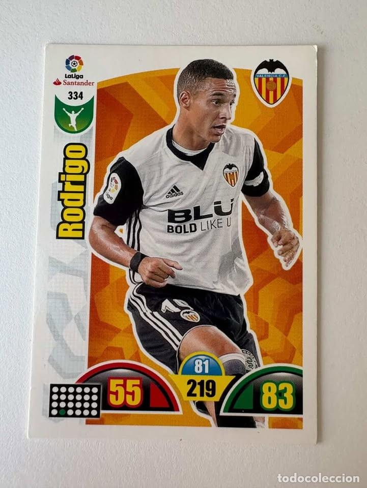 Coleccionismo deportivo: Rodrigo Valencia 334 Adrenalyn 2017-18