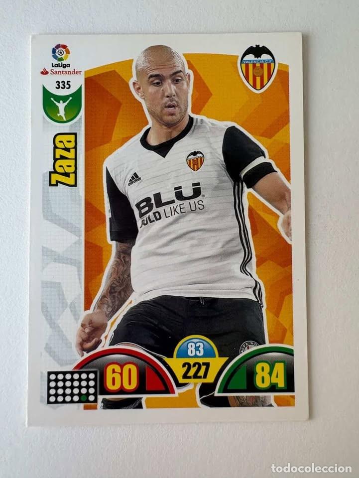 Coleccionismo deportivo: Zaza Valencia 335 Adrenalyn 2017-18