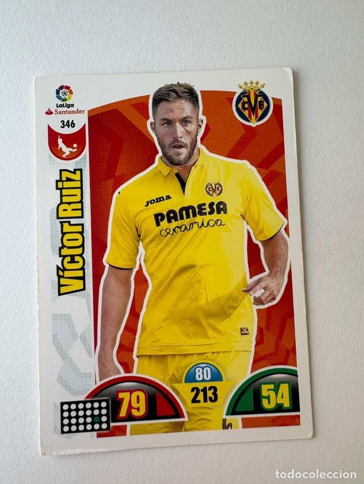Coleccionismo deportivo: V&iacute;ctor Ru&iacute;z Villareal 346 Adrenalyn 2017-18