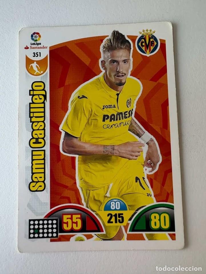 Coleccionismo deportivo: Samu Castillejo Villareal 351 Adrenalyn 2017-18
