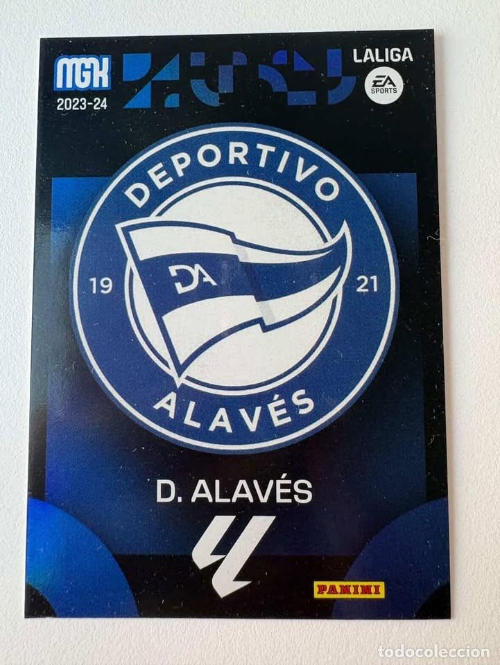 Coleccionismo deportivo: Escudo Alav&eacute;s 19 Megacracks 2023-24