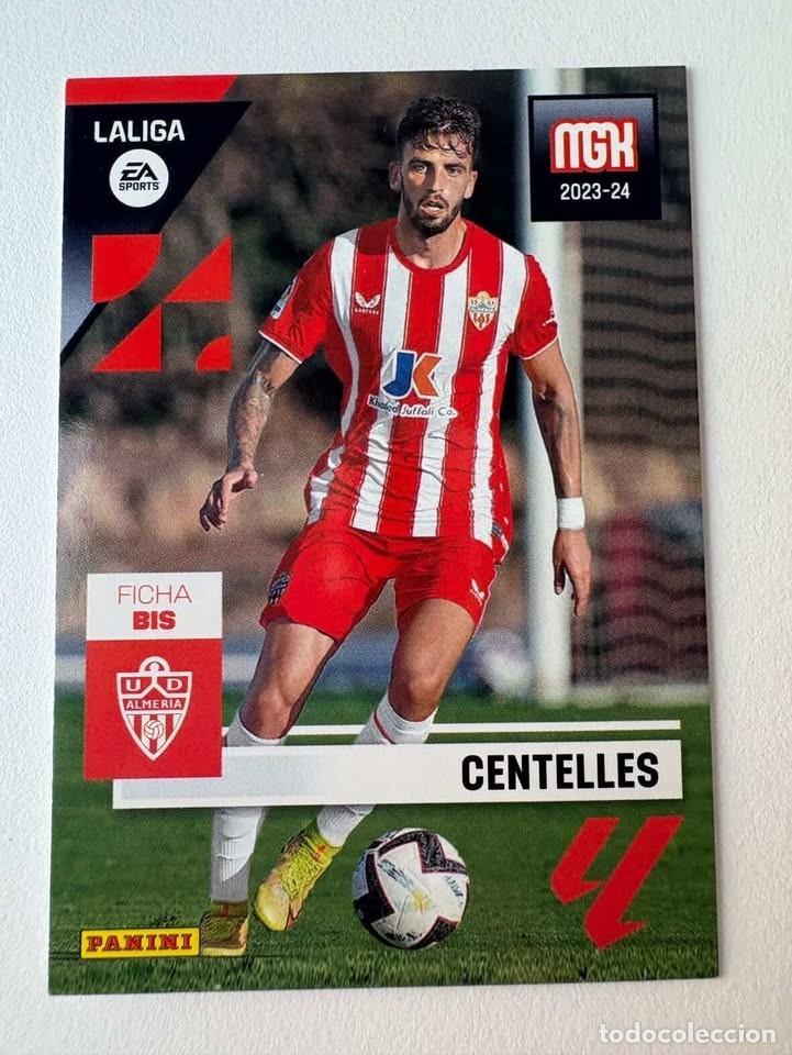 Coleccionismo deportivo: Centelles Ficha Bis Almer&iacute;a 43bis Megacracks 2023-24