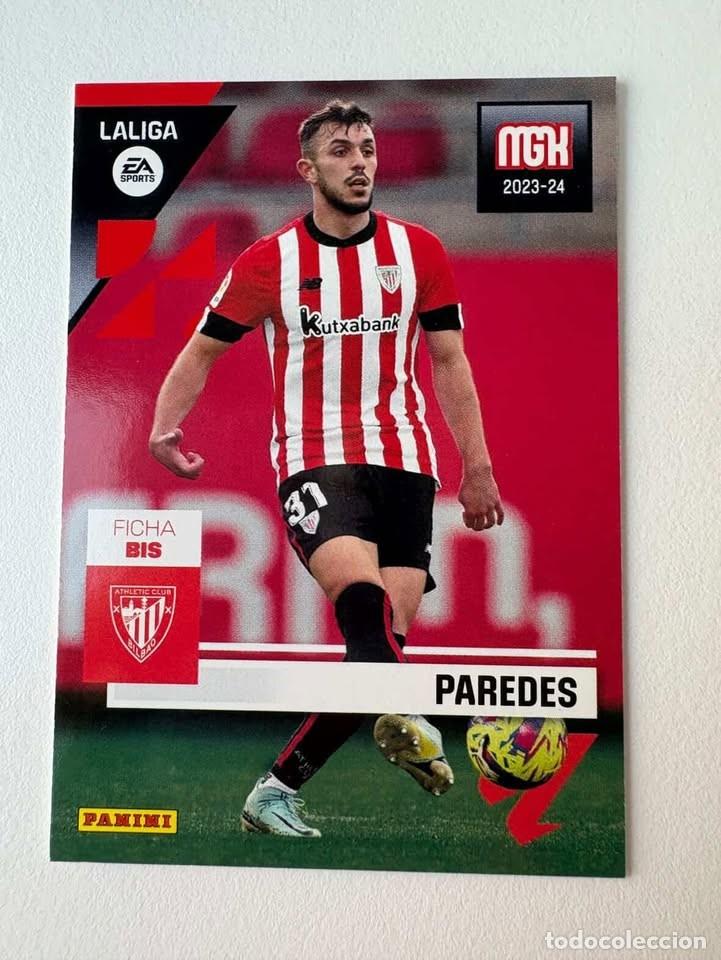 Coleccionismo deportivo: Paredes Ficha Bis Athletic Club de Bilbao 59bis Megacracks 2023-24