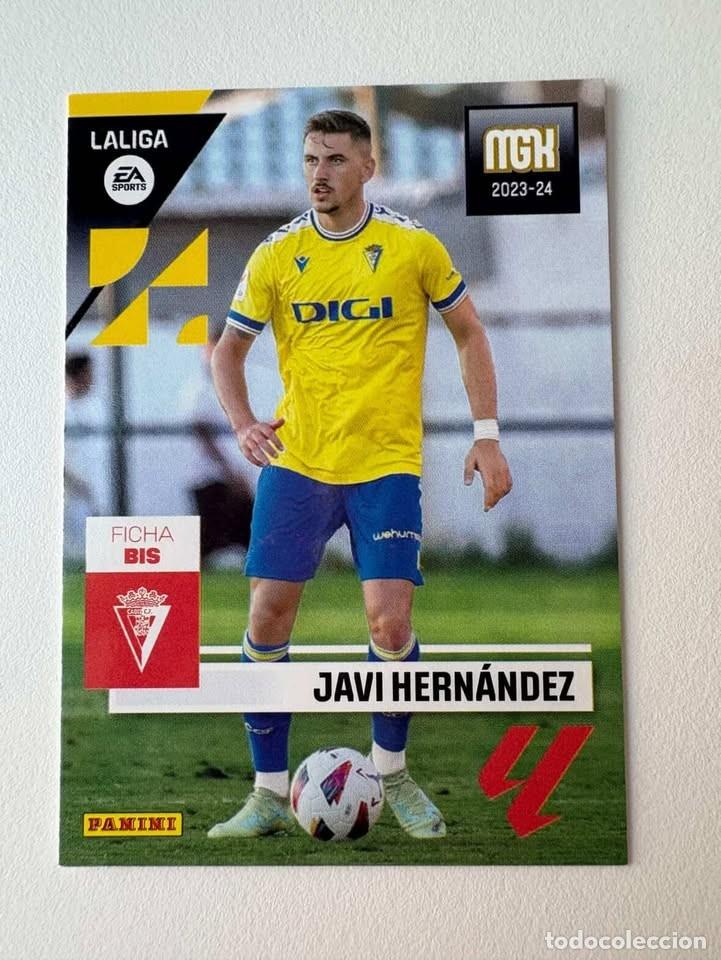 Coleccionismo deportivo: Javi Hern&aacute;ndez Ficha Bis C&aacute;diz 134bis Megacracks 2023-24