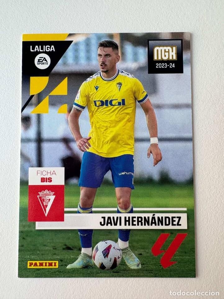 Coleccionismo deportivo: Javi Hern&aacute;ndez Ficha Bis C&aacute;diz 134bis Megacracks 2023-24
