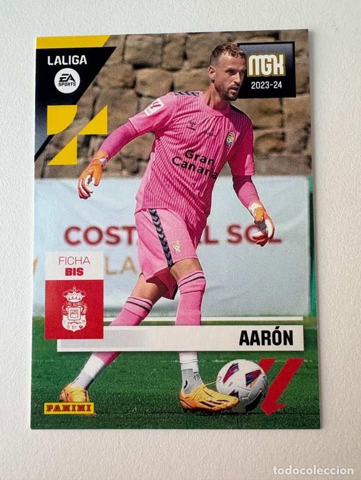 Coleccionismo deportivo: Aar&oacute;n Ficha Bis Las Palmas 219bis Megacracks 2023-24