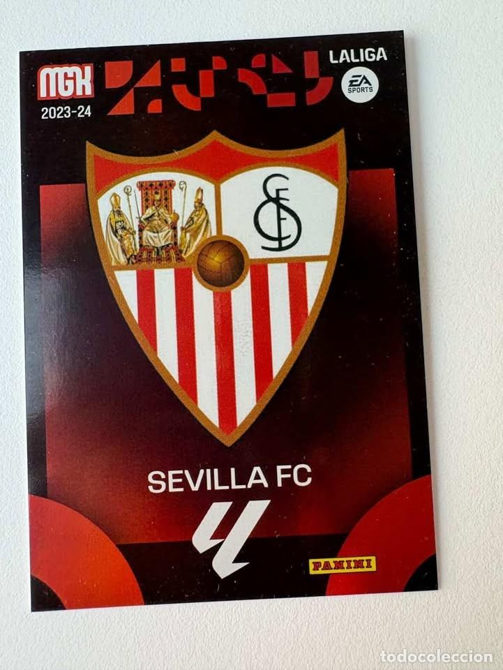 Coleccionismo deportivo: Escudo Sevilla 325 Megacracks 2023-24