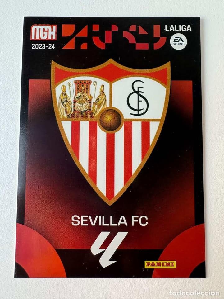 Coleccionismo deportivo: Escudo Sevilla 325 Megacracks 2023-24