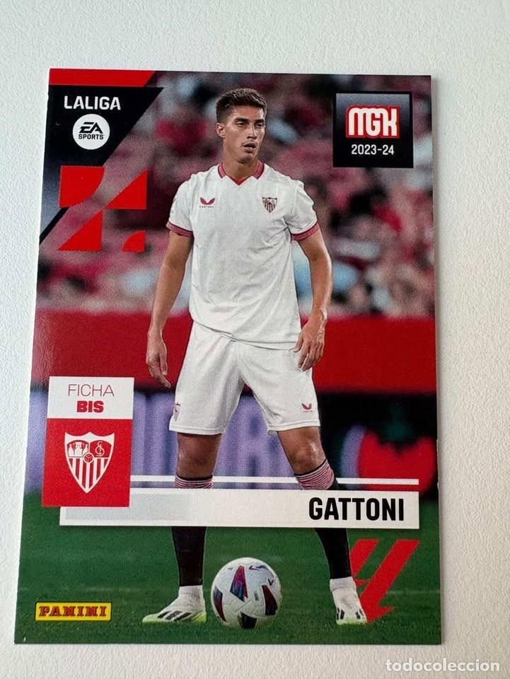 Coleccionismo deportivo: Gattoni Ficha Bis Sevilla 330bis Megacracks 2023-24