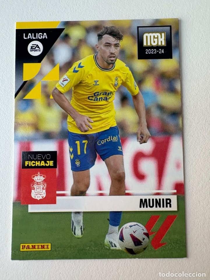 Coleccionismo deportivo: Munir Las Palmas Nuevo Fichaje 474 Megacracks 2023-24