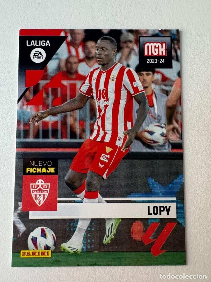 Coleccionismo deportivo: Lopy Almer&iacute;a Nuevo Fichaje 476 Megacracks 2023-24