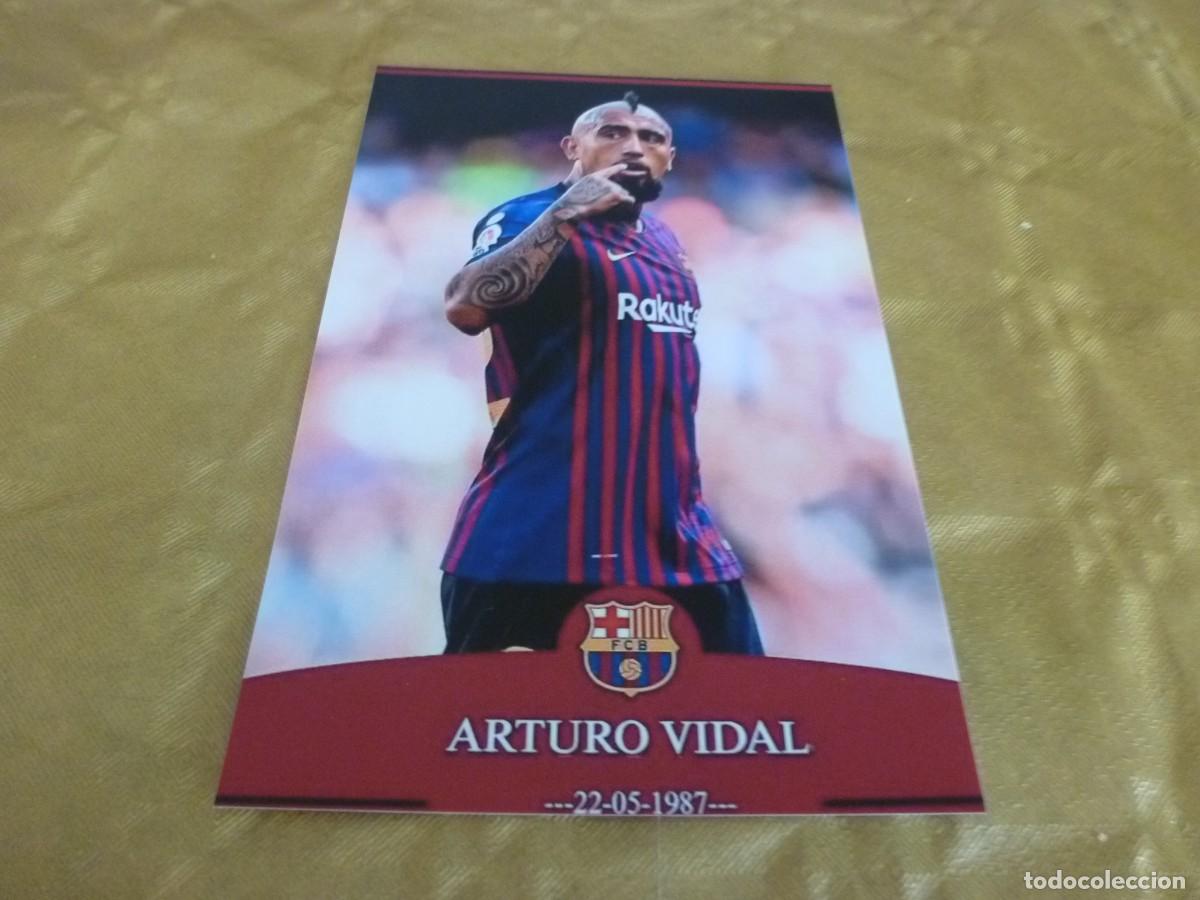 Coleccionismo deportivo: FOTO MATE (11 X 15) FOTO MATE (11 X 15) F.C.BARCELONA- BAR&Ccedil;A- ARTURO VIDAL