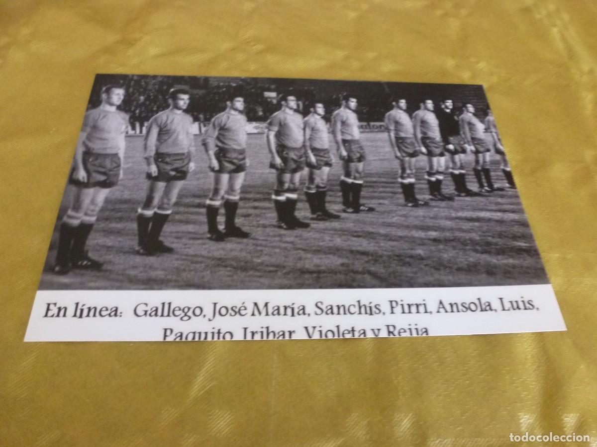 Coleccionismo deportivo: FOTO MATE (11 X 15) FOTO MATE (11 X 15) SELECCI&Oacute;N ESPA&Ntilde;OLA CON IRIBAR