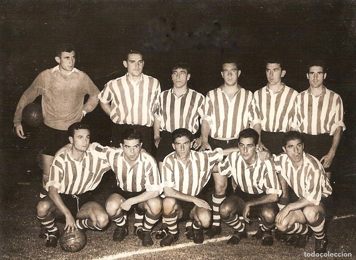 Coleccionismo deportivo: FOTO POSTAL AT. BILBAO 1957/58