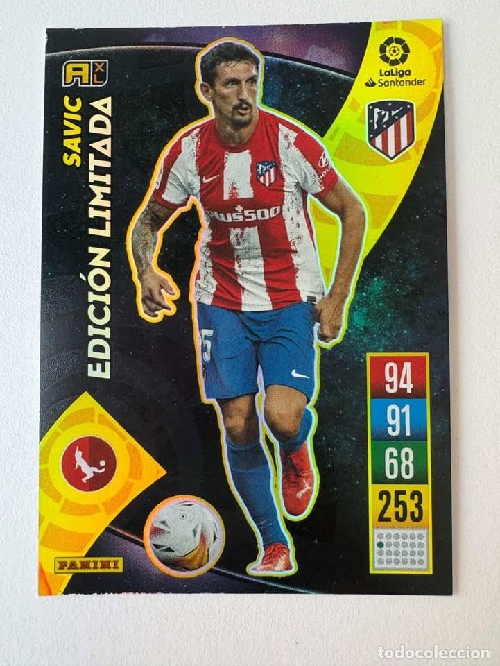 Coleccionismo deportivo: Savic Atl&eacute;tico de Madrid Edici&oacute;n Limitada Adrenalyn 2021-22