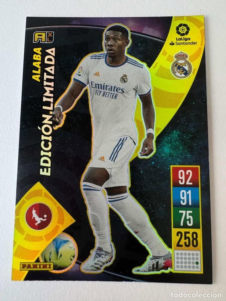 Coleccionismo deportivo: Alaba Real Madrid Edici&oacute;n Limitada Adrenalyn 2021-22