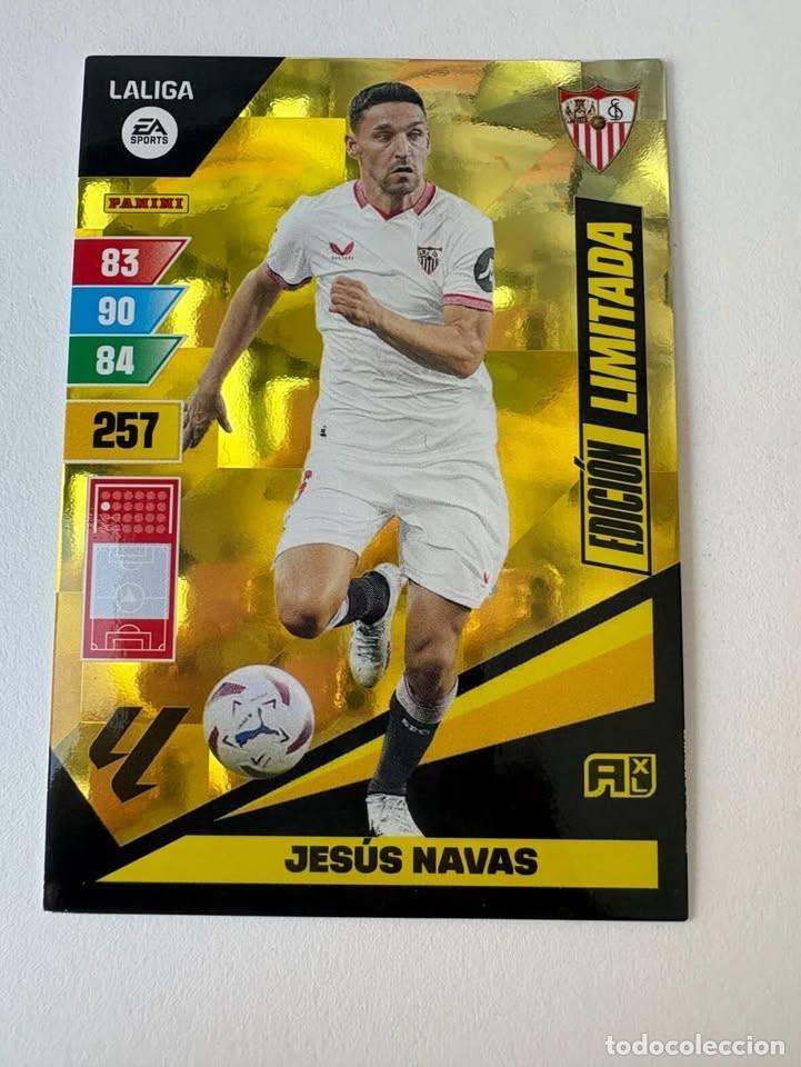 Coleccionismo deportivo: Jes&uacute;s Navas Sevilla Edici&oacute;n Limitada Adrenalyn 2023-24