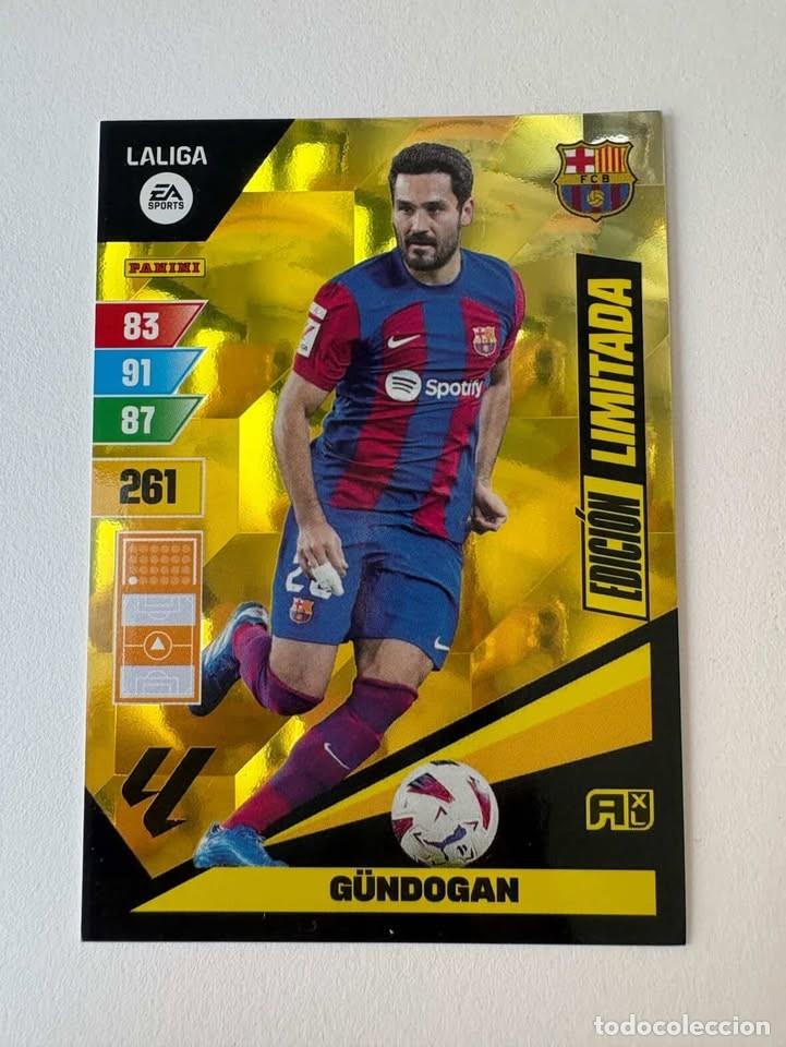 Coleccionismo deportivo: G&uuml;ndogan Bar&ccedil;a Edici&oacute;n Limitada Adrenalyn 2023-24
