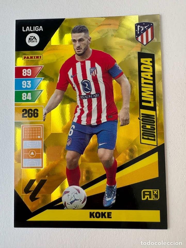 Coleccionismo deportivo: Koke Atl&eacute;tico de Madrid Edici&oacute;n Limitada Adrenalyn 2023-24