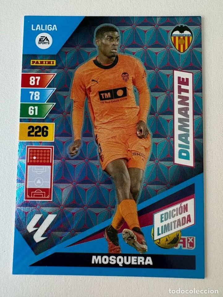 Coleccionismo deportivo: Mosquera Valencia DIamante Edici&oacute;n Limitada Adrenalyn 2023-24