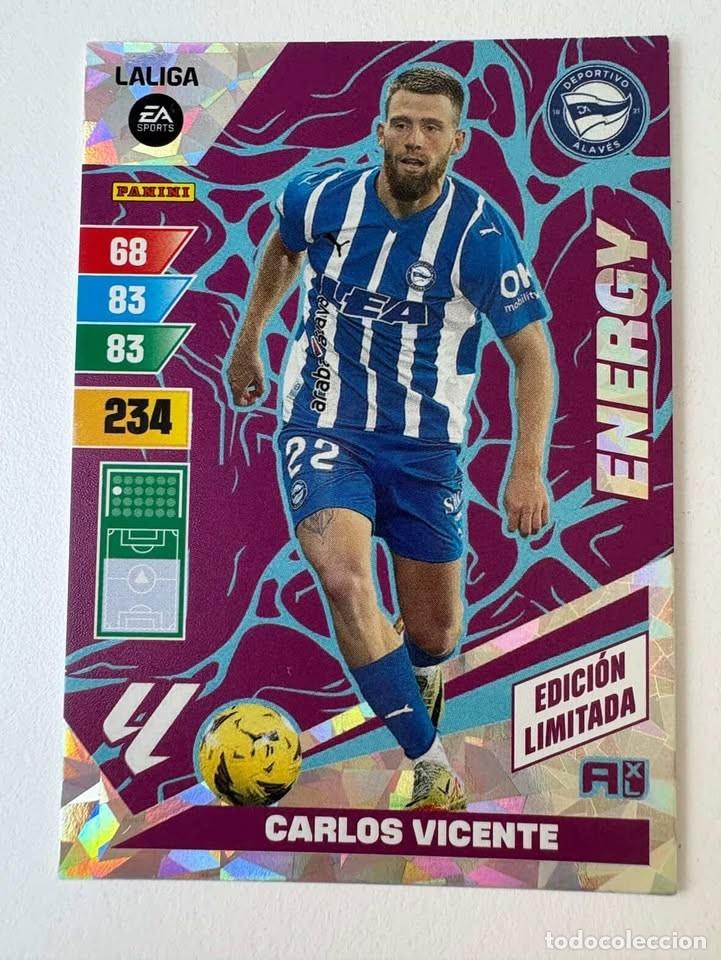 Coleccionismo deportivo: Carlos Vicente Alav&eacute;s Energy Edici&oacute;n Limitada Adrenalyn 2023-24