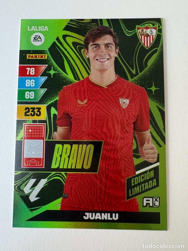 Sammelleidenschaft Sport: Juanlu Sevilla Bravo Edici&oacute;n Limitada Adrenalyn 2023-24