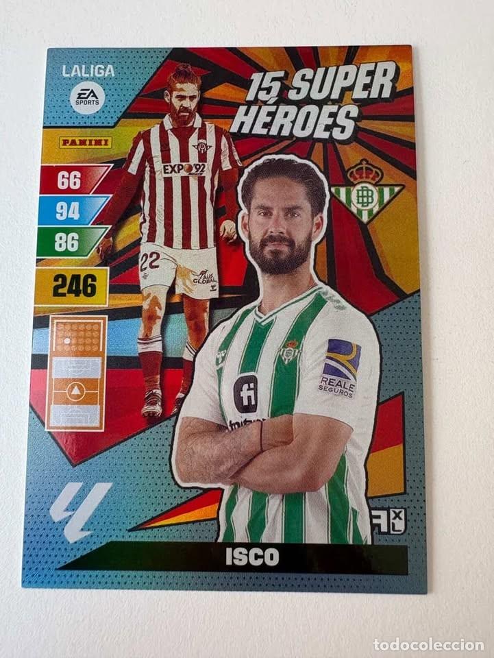 Sammelleidenschaft Sport: Isco Betis 15 Super H&eacute;roes Adrenalyn 2023-24