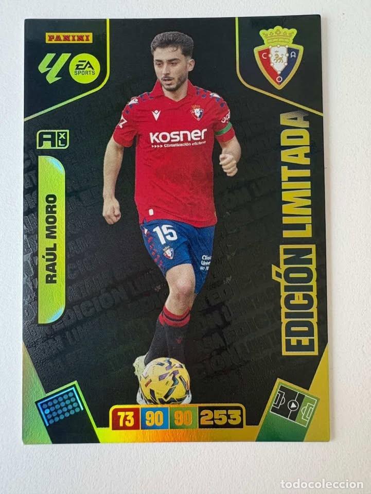 Coleccionismo deportivo: Ra&uacute;l Moro Osasuna Edici&oacute;n Limitada Adrenalyn 2025-26