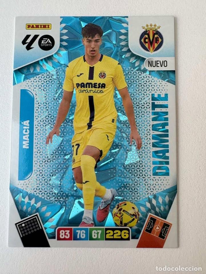 Coleccionismo deportivo: Maci&aacute; Villareal Diamante Edici&oacute;n Limitada Adrenalyn 2025-26