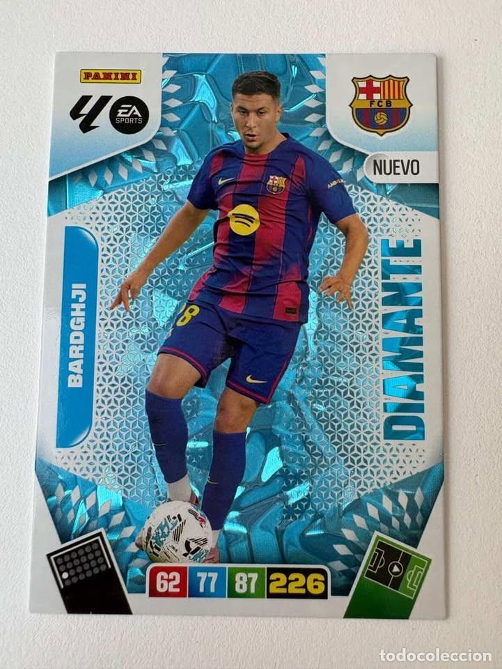 Coleccionismo deportivo: Bardghji Bar&ccedil;a Diamante Edici&oacute;n Limitada Adrenalyn 2025-26
