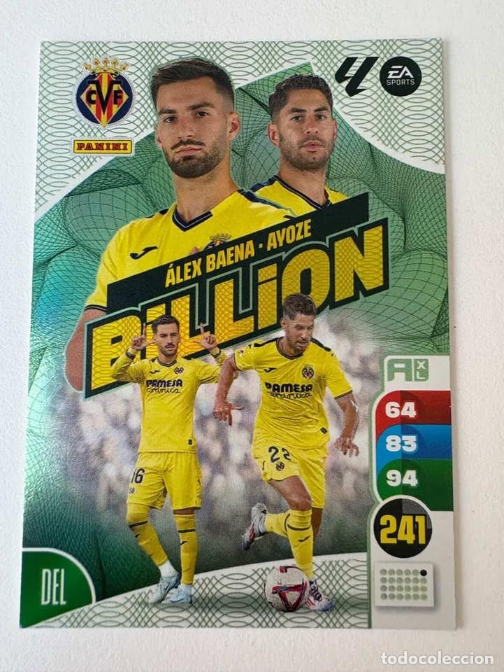 Coleccionismo deportivo: &Aacute;lex Baena/Ayoze Villareal Billion Adrenalyn 2024-25