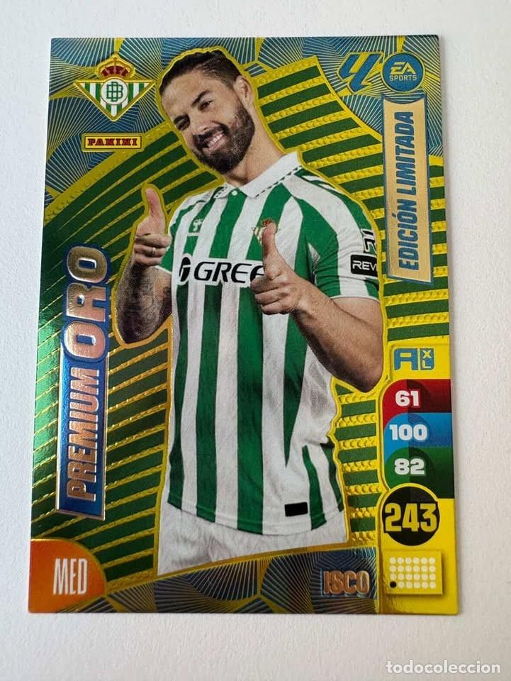 Coleccionismo deportivo: Isco Betis Premium Oro Edici&oacute;n Limitada Adrenalyn 2024-25