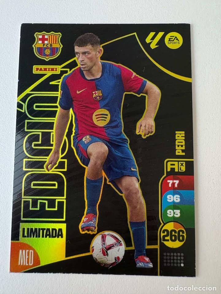 Coleccionismo deportivo: Pedri Bar&ccedil;a Edici&oacute;n Limitada Adrenalyn 2024-25