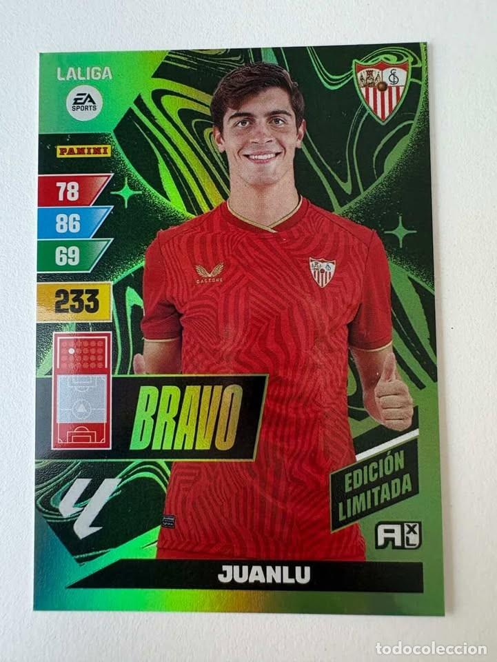 Coleccionismo deportivo: Juanlu Sevilla Bravo Edici&oacute;n Limitada Adrenalyn 2023-24