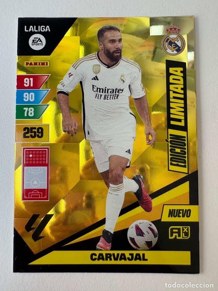 Coleccionismo deportivo: Carvajal Real Madrid Edici&oacute;n Limitada Adrenalyn 2023-24