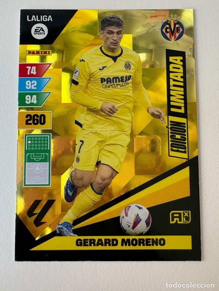 Coleccionismo deportivo: Gerard Moreno Villarrel Edici&oacute;n Limitada Adrenalyn 2023-24
