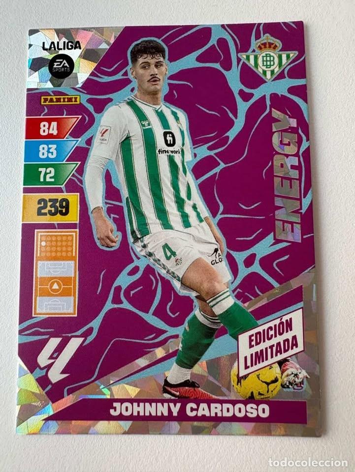 Coleccionismo deportivo: Johnny Cardoso Betis Energy Edici&oacute;n Limitada Adrenalyn 2023-24