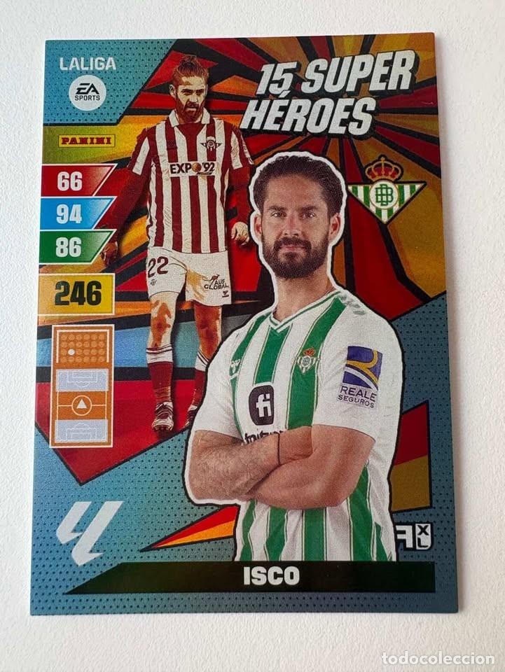 Coleccionismo deportivo: Isco Betis 15 Super H&eacute;roes Adrenalyn 2023-24
