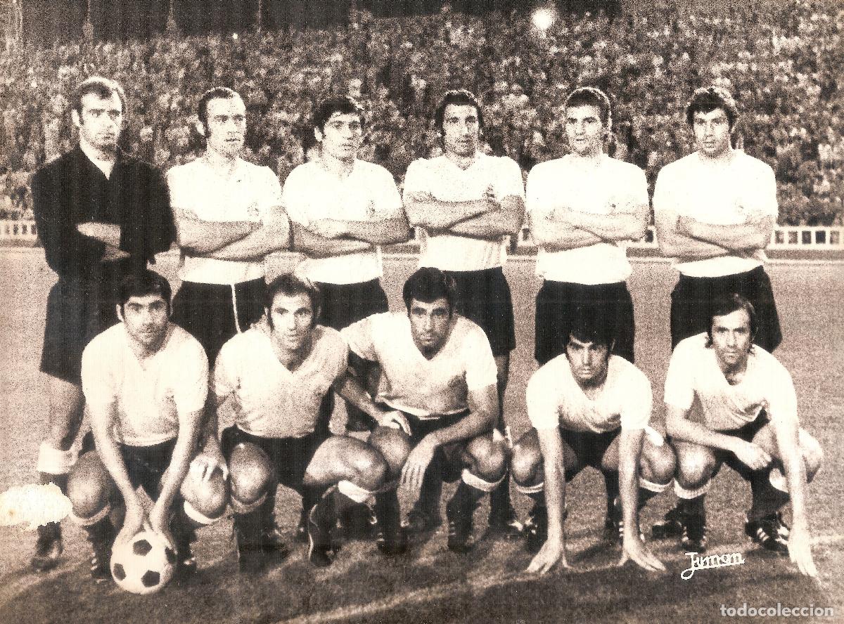 Coleccionismo deportivo: FOTO POSTAL RACING SANTANDER 1972/73